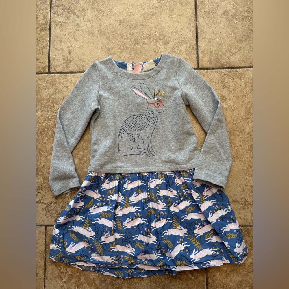 Mini Boden Bunny Dress size 5/6